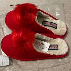 Vineyard Vines Pom Slide Slippers 7M